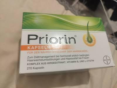 Priorin 270 Capsules by Bayer - Made in Germany - Original Pack