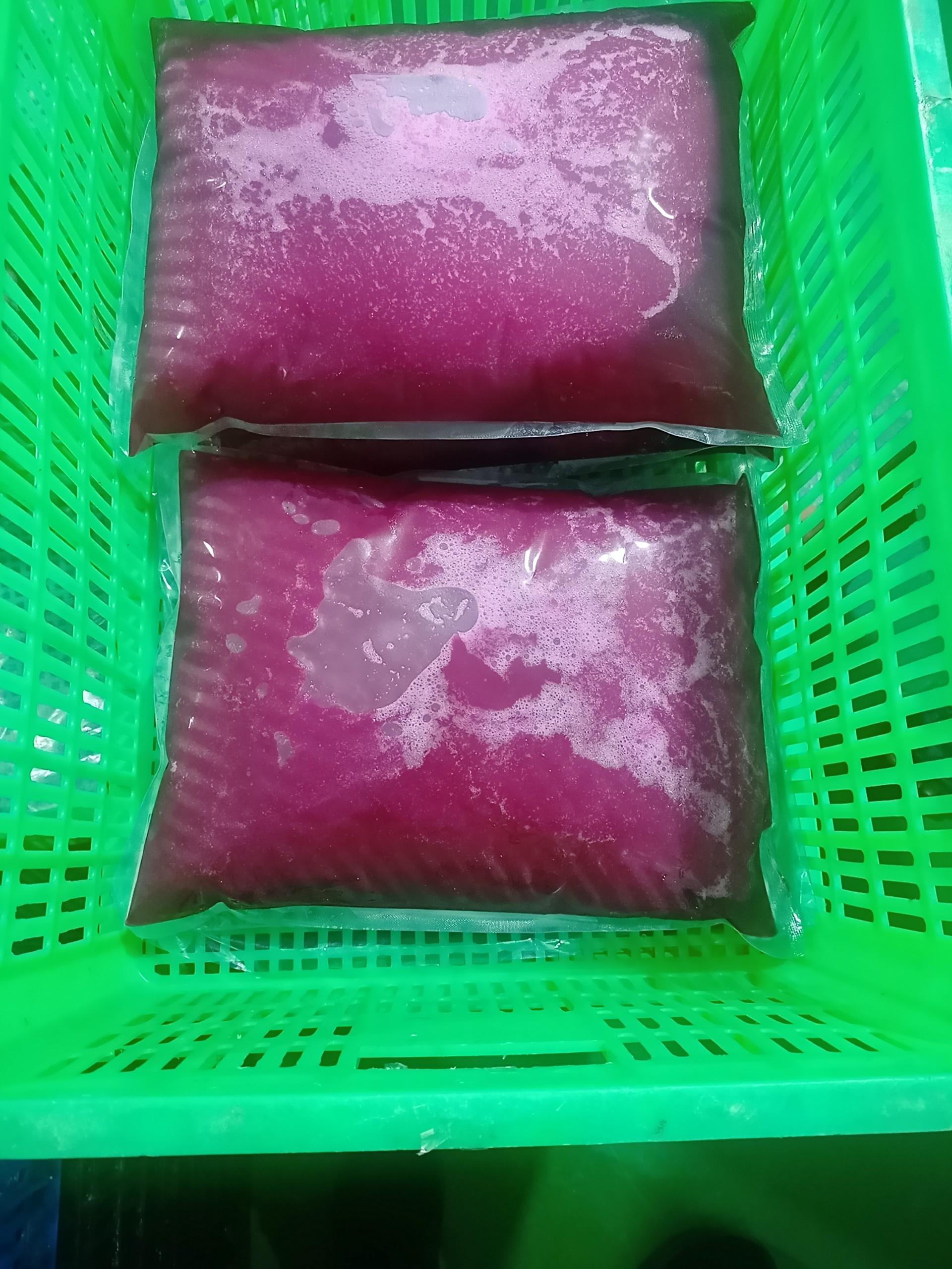 Red dragon fruit puree Brix Level 12 Up Purity 100% Pure Place of Origin Vietnam Packaging PA/PE; Plastic jar Storage Temperature -18 Degrees