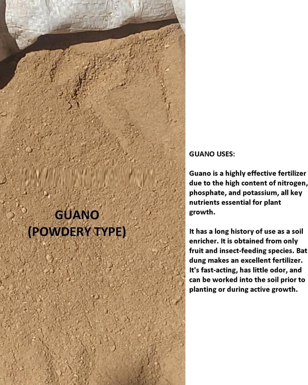 BAT GUANO FERTILIZER