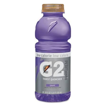 GATORADE GRAPE G2 PET, 20OZ/24PK