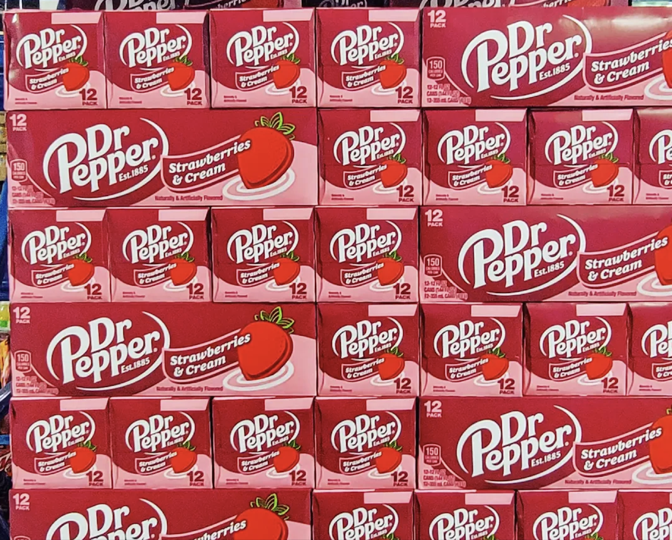 BEST CARBONATED SOFT DRINK Dr PEPPER CHERRY VANILLA FLAVOR 355ml x12 READY FOR EXPORT
