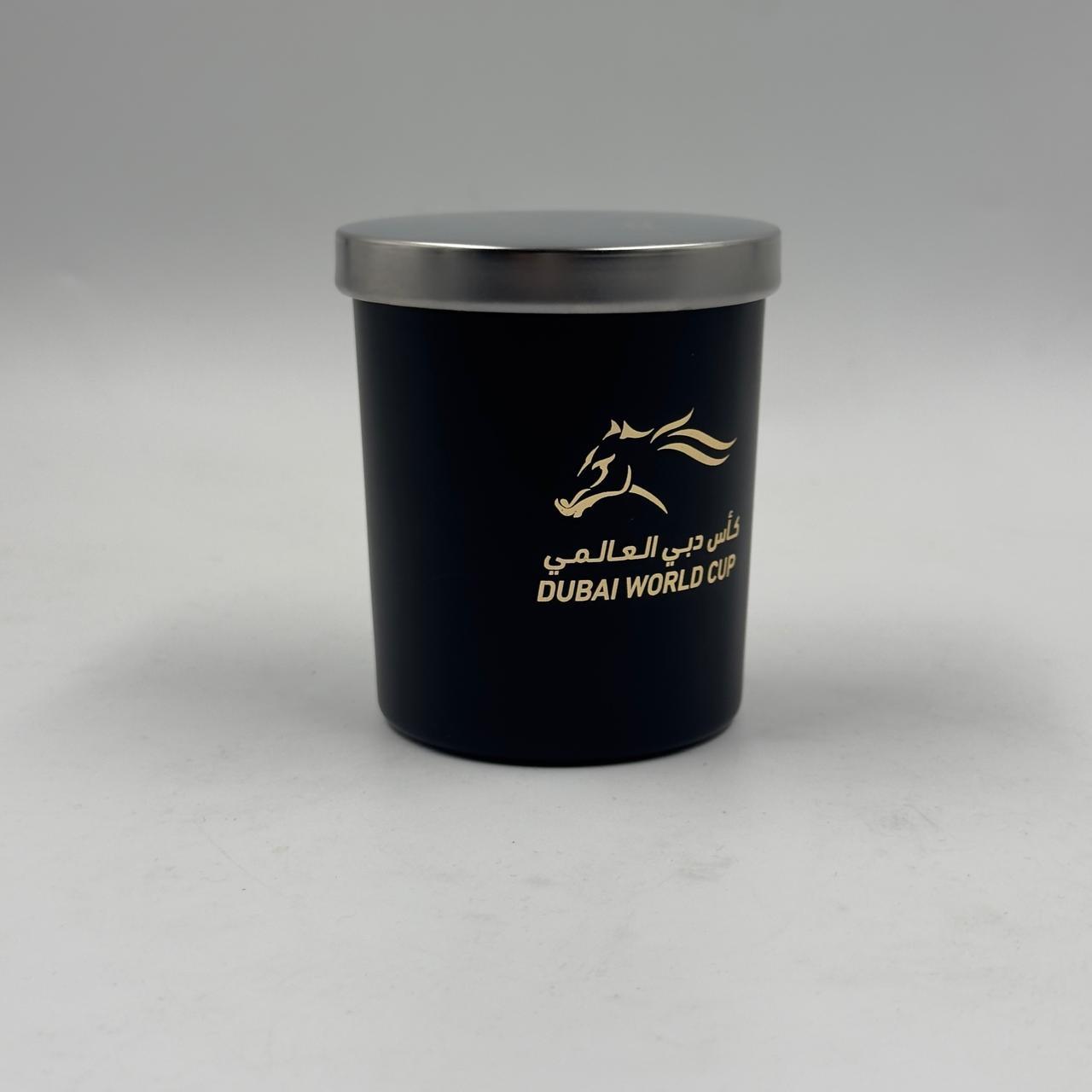 Steel and Wood Candle