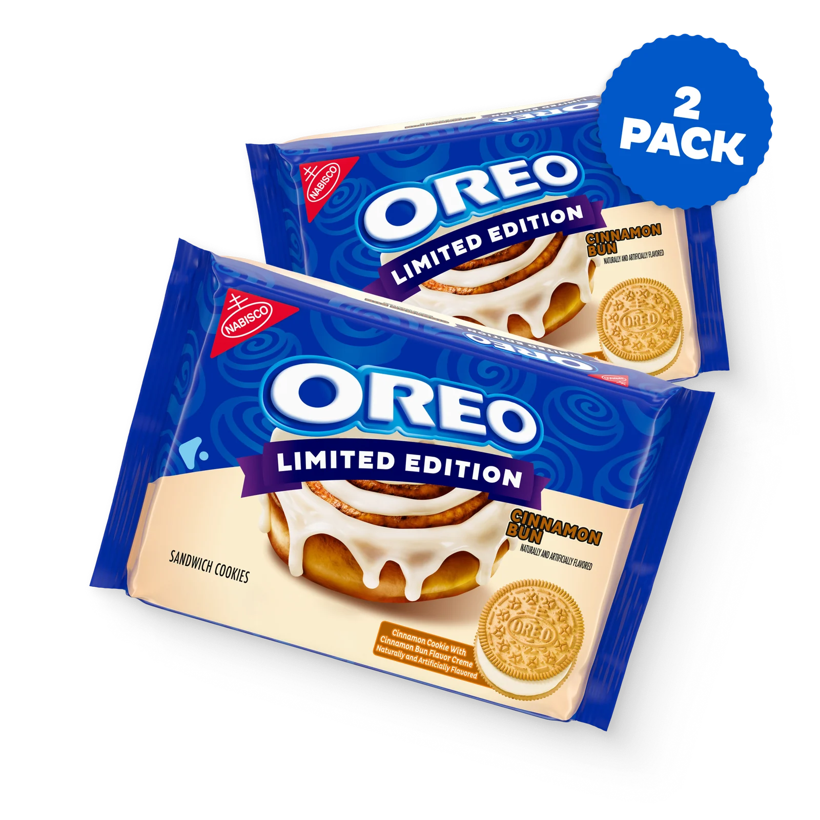 Wholesale OREO Cinnamon Bun Sandwich Cookies