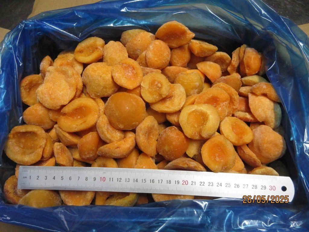 IQF Frozen Apricot Half Size