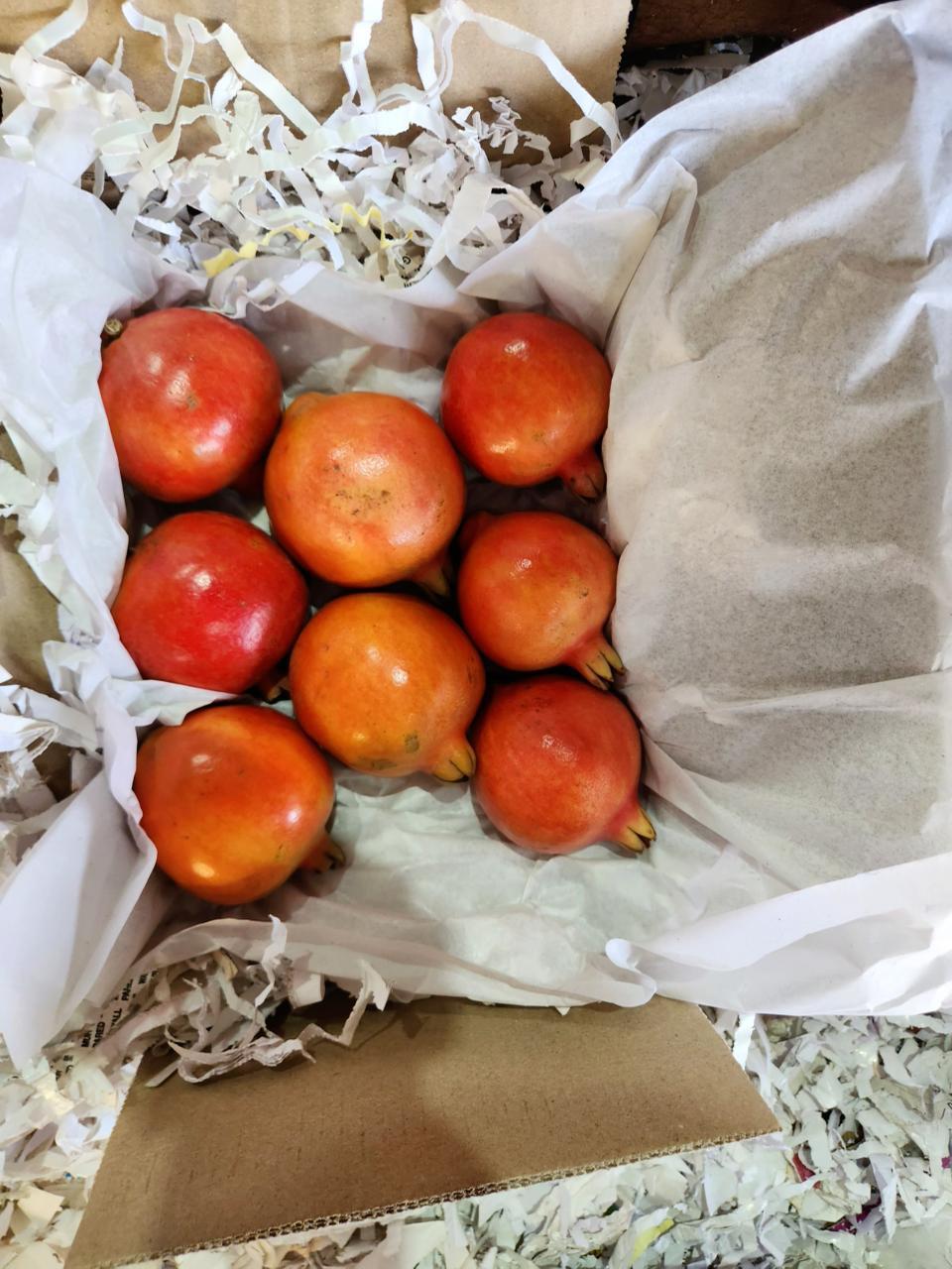 Fresh Pomegranate Features Fair Trade Degree of Processing Whole