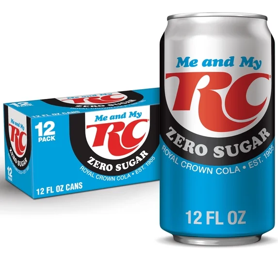 RC COLA ZERO SUGAR CN, 12OZ/12PKX2