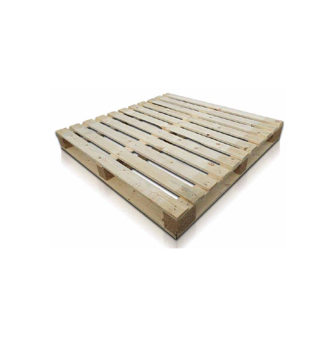 Durable wooden pallet available for container loading and export logistics