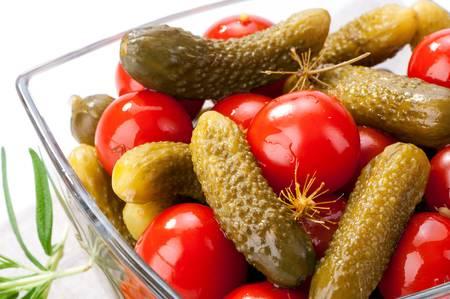 Pickled Cucumbers and Cherry Tomatoes Image 4