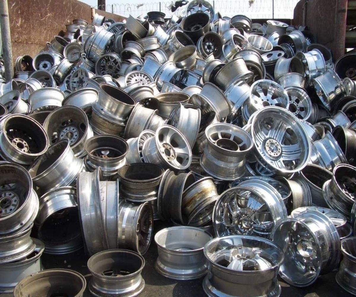Aluminum rims scraps