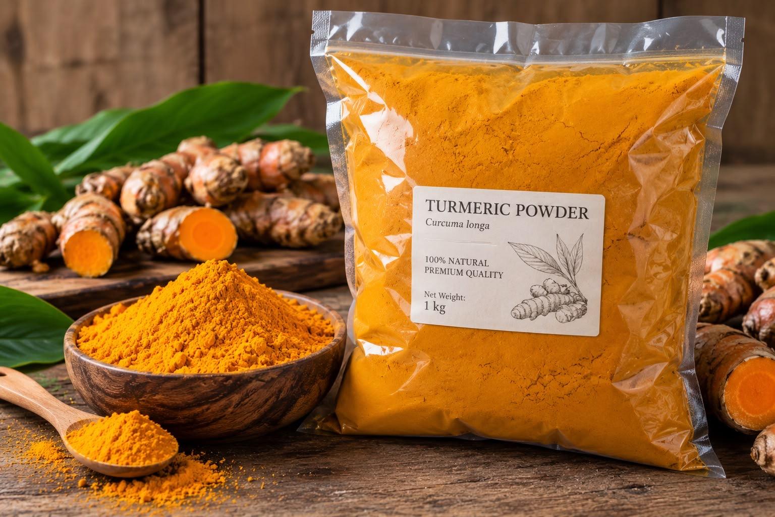 Pure Turmeric Powder (Curcuma longa) – Bulk Wholesale Supply