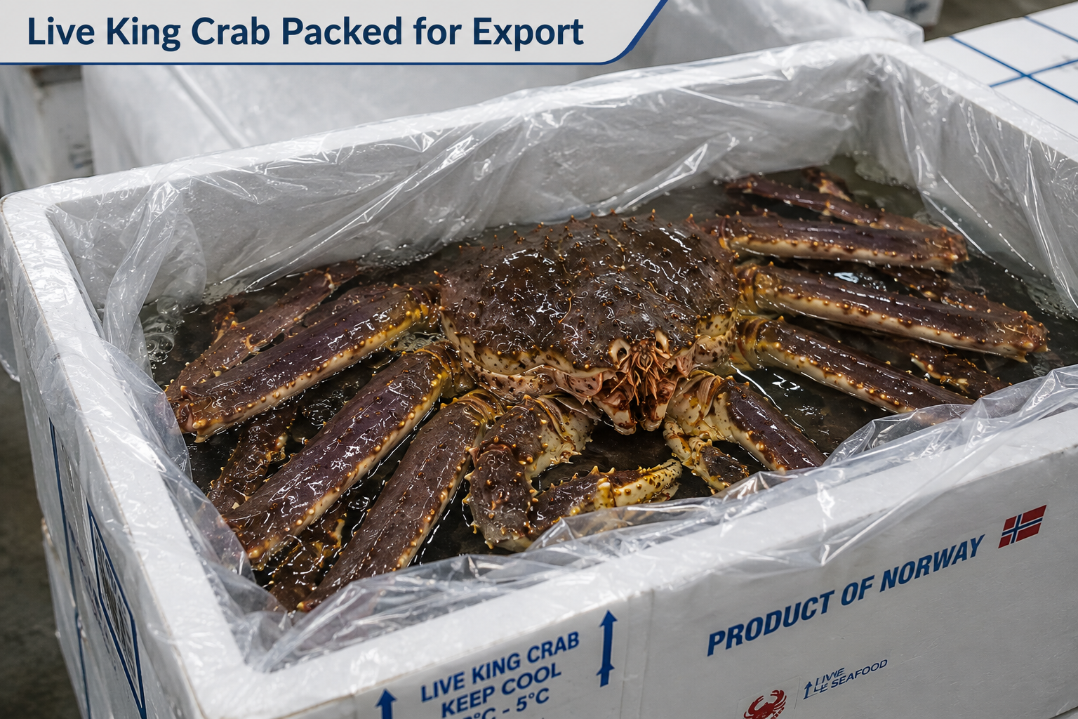 Wholesale Live King Crab | Premium Norwegian Seafood Export