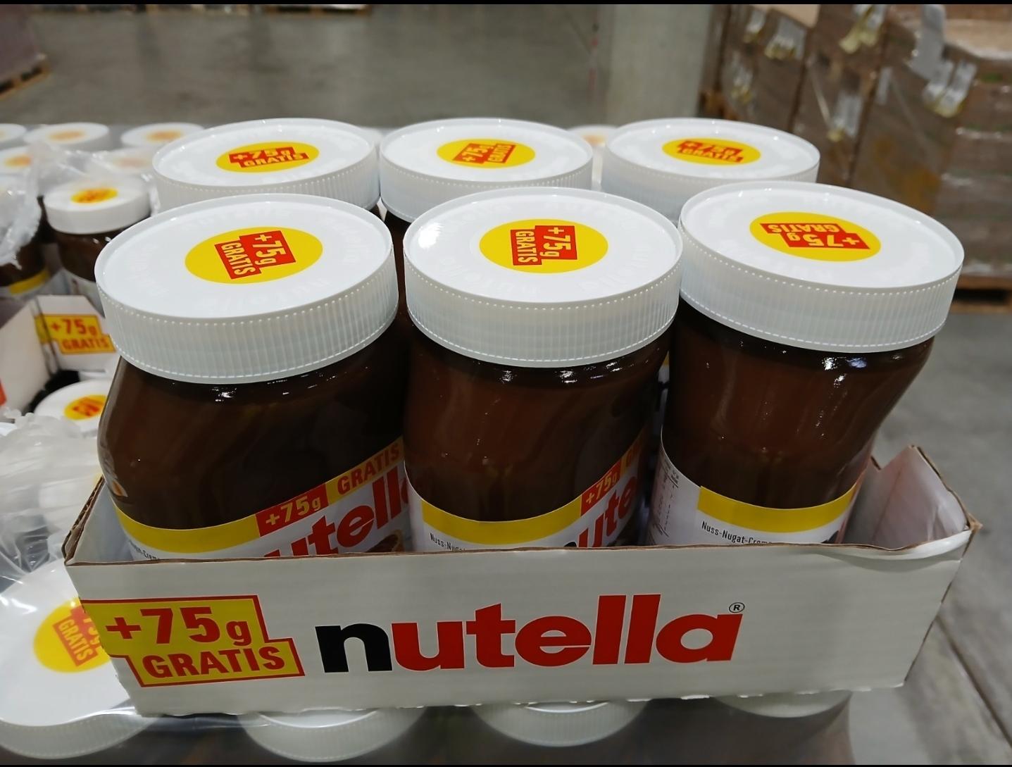 Nutella all Sizes