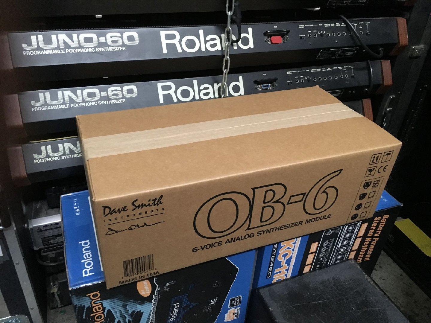 Dave Smith & Tom Oberheim OB-6 6 Voice Analog Synth Desktop Module // BRAND NEW