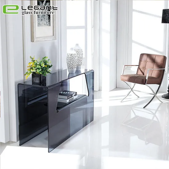 Glass Console Table - Detail