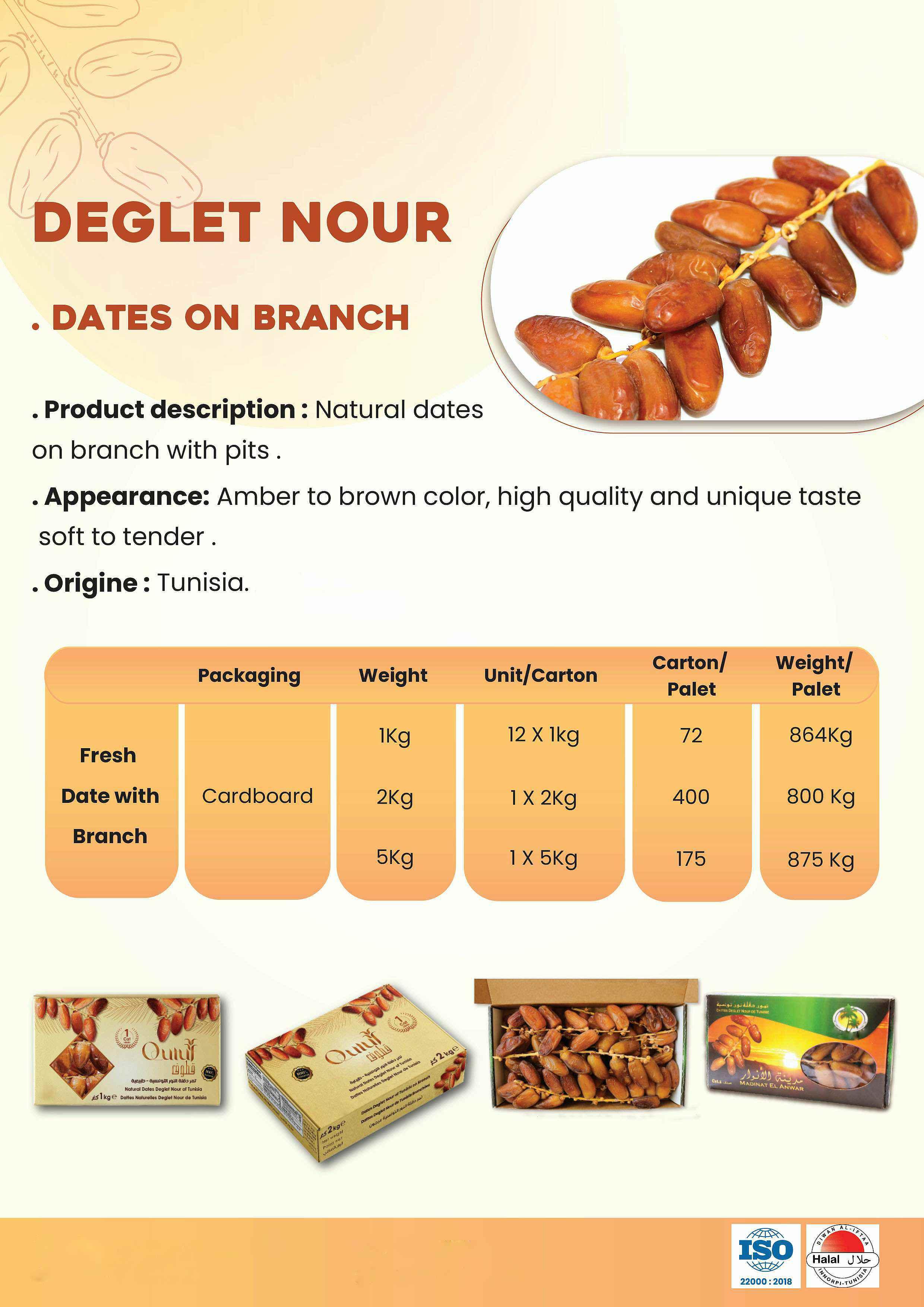 Tunisian Deglet Nour Dates
